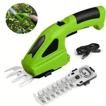 2 In 1 Cordless Grass Shear & Shrubbery Trimmer Handheld Electric Hedge. Fixed Price $20.99.