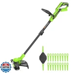 Greenworks 40V 13" 2-IN-1 Cordless Trimmer/edger W/ 20 Blades, Heavy Duty For. Fixed Price $135.49.