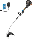 Lawnmaster NPTGCP2517B No-pull Gas String Trimmer With Electric Start 25CC. Fixed Price $149.99.
