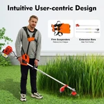 4IN1 51.7CC Gas Hedge Trimmer Brush Cutter Pole Saw 2-STROKE Garden Tool System. Fixed Price $92.18.