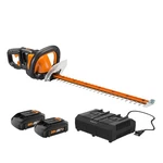 Worx 2X20V Cordless Powershare 24" Hedge Trimmer W/dual Blades (WG284-SU). Fixed Price $149.99.