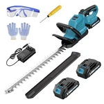 Fullyea Cordless Hedge Trimmer 20", Electric Cutter With * 2.0AH Blue. Fixed Price $99.98.