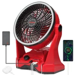 Vokoroad Cordless Fan Compatible With Milwaukee 18V Battery, 10" Portable Cor.... Fixed Price $64.79.