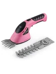 Lichamp 2-IN-1 Electric Handheld Grass Shear & Hedge Trimmer Pink Portable. Fixed Price $62.74.