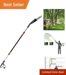8-AMP Corded Electric Pole Saw With 10-INCH Blade Ultimate For Tree Care. Fixed Price $173.99.