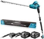 Seesii Telescopic Cordless Pole Hedge Trimmer 20" Dual-action Blade 8FT. Fixed Price $119.00.