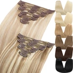 Thick Double Wefted Clip In 100% Human Hair Extensions Highlight Remy Full Head. Fixed Price $10.19.