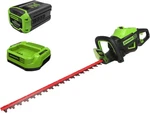 60V 26" Brushless Cordless Battery-powered Hedge Trimmer, 2.0AH And Char. Fixed Price $340.99.