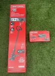 Craftsman V20 20V Cordless String Trimmer 13IN W/ Battery & Charger. Fixed Price $144.95.