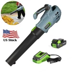 20 Volt Max 350 Cfm 85 Mph Handheld Cordless Electric Leaf Blower 4.0 Ah Battery. Fixed Price $96.99.