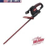3.7-AMP 20-INCH Electric Hedge Trimmer Lightweight W/ergonomic Grip Handle Us. Fixed Price $64.86.