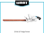 Hart 20V Cordless 18-INCH Hedge Trimmer Kit. Tool Only. Fixed Price $79.00.