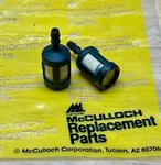 Oem Nos Mcculloch Fuel Filter (weighted) Two Pack Pn 216985 (bin 6A). Fixed Price $10.00.