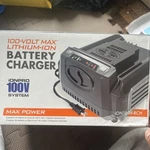Snow Joe + Sun Certified Authentic ION100V-RCH Rapid Charger For Volt. Fixed Price $54.30.