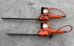 (2) Black Decker 12 &16 Corded Electric Shrub Hedge Trimmers Model U-172. Fixed Price $39.99.