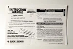 Black & Decker Hedge Trimmer Manual TR-100,135,165,185,175,195,200,255,355,455. Fixed Price $16.00.