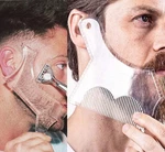 2PCS Men's Beard Shaping Tool Template, Guide Shaper With Inbuilt Comb, Mu. Fixed Price $11.85.