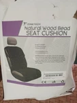 Zone Tech Black Wooden Beaded Massage Therapy Back Thigh Car Seat 46X17 #SE0084. Fixed Price $17.50.