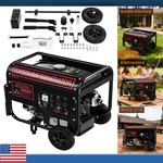 6000W Gas Inverter Generator Electric Start 274CC Ohv Engine 110V 220V Dual Volt. Fixed Price $367.99.