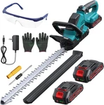 Docsmart 20'' Hedge Trimmer Cordless With Battery, 3000RPM Electric Blue. Fixed Price $74.99.