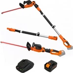 In 1 Hedge Trimmer Cordless With 20V, 4.0AH Li-ion Battery And Quick Charger. Fixed Price $223.99.