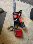 Snapper SC60V Chain Saw. Comes With 1 Battery And Charger. Fixed Price $250.00.