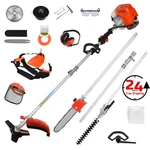 5IN1 Multi-functional Trimming Tools Gas Hedge Trimmer 52CC 2-STROKE Weed Eater. Fixed Price $189.97.