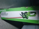 Greenworks 22" Corded Electric Hedge Trimmer 22P0, Green/black. Fixed Price $105.00.