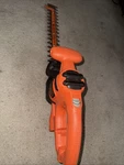 Black & Decker 16-INCH Electric Hedge Trimmer TR165 Corded. Fixed Price $25.00.