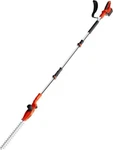 Ukoke 40V Cordless Pole Hedge Trimmer 18-INCH Dual-action Blades, Adjustable. Fixed Price $148.00.