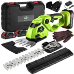 Cordless Hedge Trimmer 2-IN-1 Grass Shear & Shrubbery. Fixed Price $53.19.