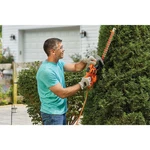 Black+decker Hedge Trimmer, Dual-action Blade, 16-INCH BEHTS125. Fixed Price $49.00.