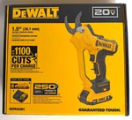 New (DCPR320D1) Dewalt 20V Max* 1-1/2-IN. Cordless Pruner Kit. Fixed Price $184.99.