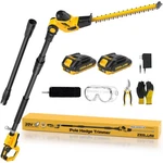 Pole Hedge Trimmer Cordless, 9-FEET Reach Power With Extension .... Fixed Price $136.92.