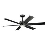Kichler 300300SBK Szeplo Patio 60" Led Ceiling Fan Satin Black. Fixed Price $879.99.