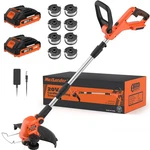 Maxlander 20V Cordless String Trimmer 12 Inch ML8A220 + Batteries. Fixed Price $154.99.