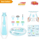Compact Electric Nail Trimmer For Babies - 6 1 Grooming Tool Elegant Blue. Fixed Price $13.01.