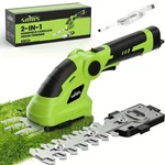 2-IN-1 Cordless Grass Shear & Hedge Trimmer 7.2V Rechargeable Electric Shrub. Fixed Price $39.99.