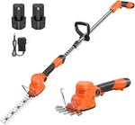 Lightweight 4-IN-1 Cordless Pole Hedge Trimmer With Batteries Easy To Use. Fixed Price $140.99.
