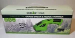 Cedar Trail 2-IN-1 Electric Grass Shear+hedge Trimmer 950 Rpm Lightweight Nib. Fixed Price $21.97.