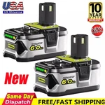 2PACK P108 Battery For Ryobi 18V High Capacity 6.0AH Lithium. Fixed Price $30.99.