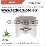 61070107 Complete Piston Efco TG2600XP TG2750XP Original Brush Cutter 34. Fixed Price $84.29.