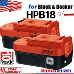 2-PACK For Black And Decker Volt 4.5AH Battery HPB18-OPE 244760-00. Fixed Price $32.00.
