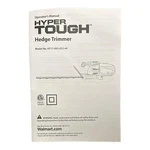 Hyper Tough Hedge Trimmer HT17-095-033-44 Operator's Instruction Manual Parts. Fixed Price $8.99.