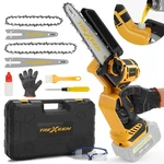 Trexeen Mini Chainsaw For Dw Battery 20V MAX,8-INCH And 6-INCH 2-IN-1.... Fixed Price $75.99.