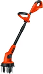 Black+decker 20V Max* Cordless Garden Tiller Kit, Tool Only LGC120B. Fixed Price $72.00.