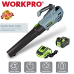 Workpro 20V Handheld Cordless Leaf Blower 340CFM 17000RPM 85MPH W/4.0 Ah Battery. Fixed Price $96.99.
