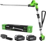 Pole Hedge Trimmer Cordless: 20" Electric Long Reach Shrub & Bush With. Fixed Price $141.98.