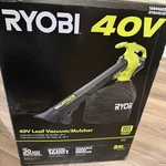 Ryobi 40V Vac Attack Cordless Leaf Mulcher - RY40405BTL New O.b. Fixed Price $122.44.