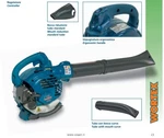 Blower With 26.4CC Petrol Engine Air 41M/S Leaves Grass Cuttings Detritus. Fixed Price $362.69.